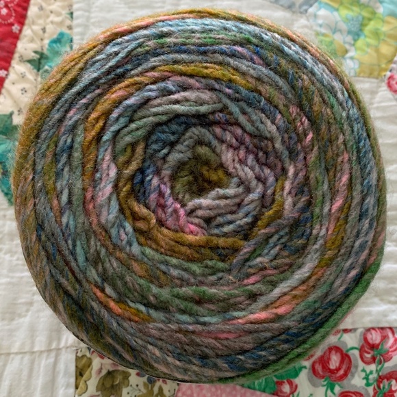 Red Heart Roll with It Yarn Green Room - Picture 2 of 3